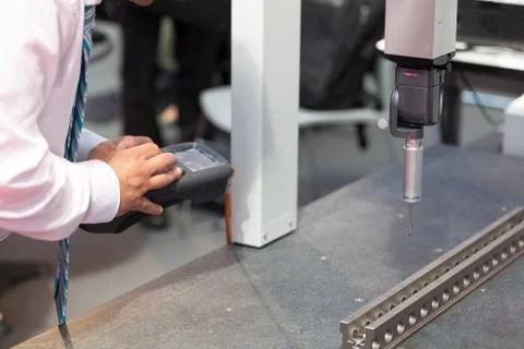 Coordinate-measuring machine (CMM) Stock Photos