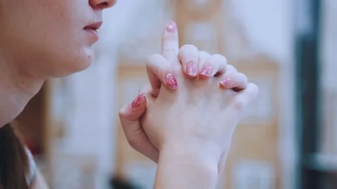 A coordination exercise. Finger movement Stock Footage 151846833