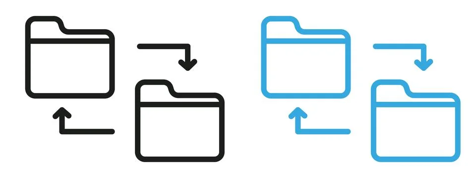 Coordination Icon for Synchronization, Teamwork, and Efficient Management イラスト素材