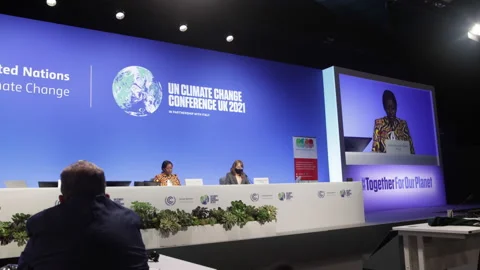 COP 26 High level event, stage and participants Stock Footage 167082470