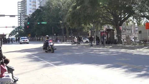 Cop on motorbike Stock Footage 128445851