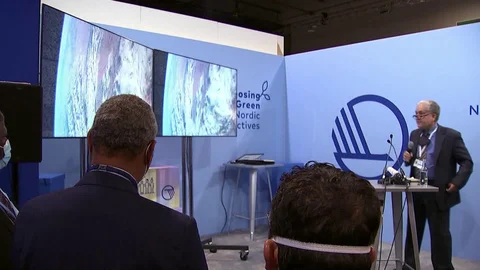 COP26 summit turns focus to climate adap... | Stock Video | Pond5