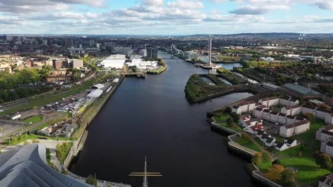 COP26 venue Glasgow Stock Footage 163848168