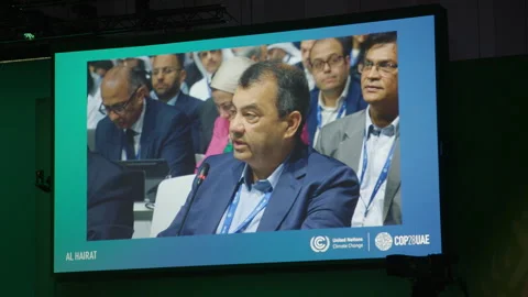 COP28, Dubai: End of COP speech by Bangladeshi minister 動画素材 289733192