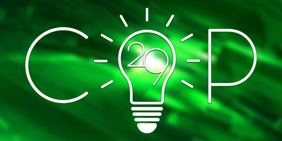 COP29 Image Visualization Illustrazione stock