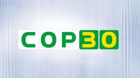 COP30 Climate Change Event to be held in Brazil. Baku, Azerbaijan. 01.23.2025. イラスト素材