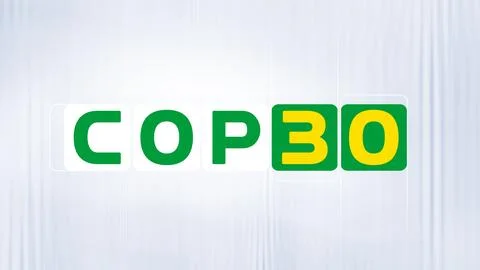 COP30 Climate Change Event to be held in Brazil. Baku, Azerbaijan. 01.23.2025. イラスト素材