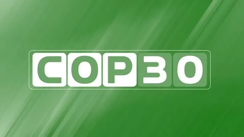 COP30 Climate Change Event to be held in Brazil. Baku, Azerbaijan. 01.23.2025. 스톡 일러스트