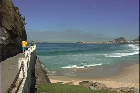 Copa Park Walkway Video stock 817098