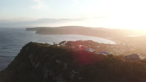 Copa Sun Set Dramatic Reveal Vídeos de archivo 144597125