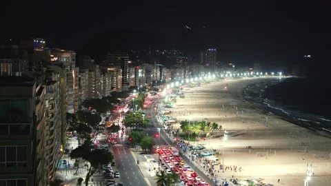 COPACABANA BEACH 4K Stock Footage 249544356