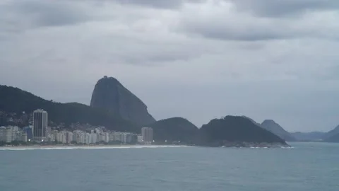 Copacabana beach and Sugarloaf moutain, Rio, Brazil Stock-Footage 150762163