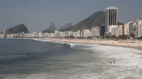 Copacabana beach Stock Footage 45299824