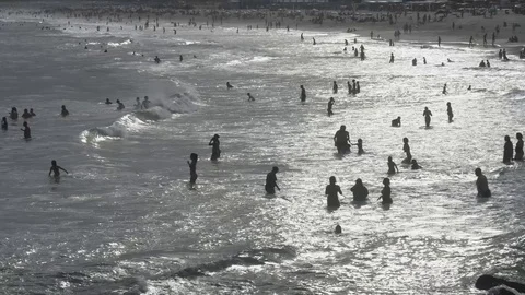 Copacabana beach Stock Footage 116440087