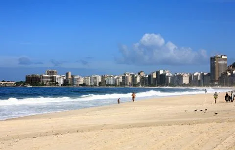 Copacabana beach Stock Photos