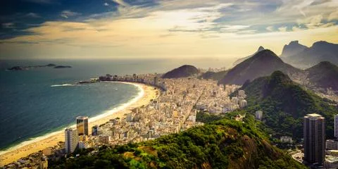 Copacabana beach Stock Photos