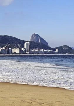 Copacabana Beach in Rio Stock Photos