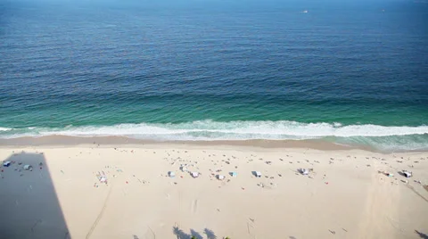 Copacabana beach view Stock Footage 33624982