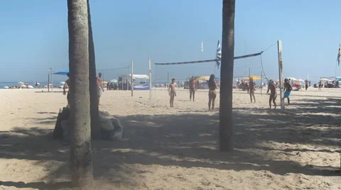 Copacabana beachball Stock Footage 37629910