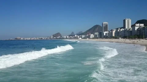 Copacabana, Rio de Janeiro Stock Footage 40589220