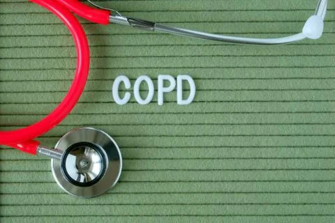 COPD, Chronic obstructive pulmonary disease Fotos de archivo