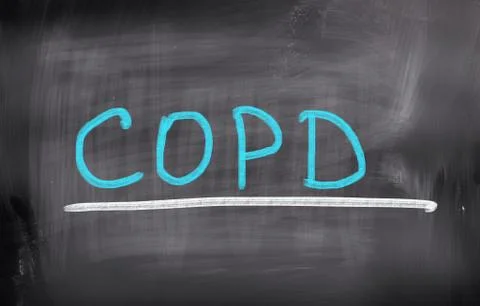 COPD Concept Stock Illustration