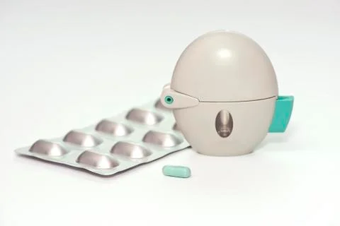 Copd inhaler Stock Photos