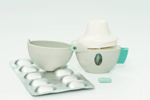 Copd inhaler Stock Photos