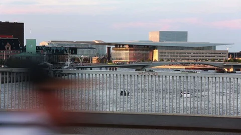 Copenaghen Opera House Stock-Footage 129827094