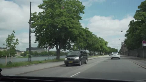 COPENHAGEN BY CAR Stock Footage 197754109