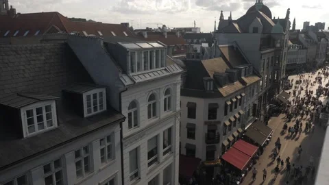 Copenhagen centre town Stock Footage 141932660