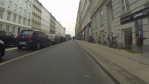 Copenhagen cycle track Video stock 94086768