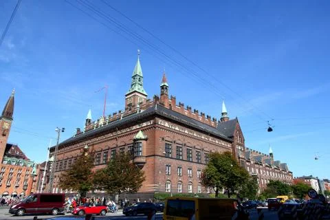 Copenhagen / Denmark - 28 Jun 2012: The building in Copenhagen city, Denmark Stock Photos