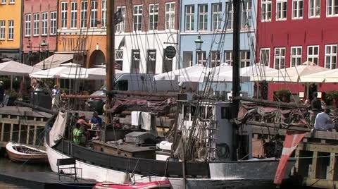 Copenhagen, Denmark 库存影片 22104803