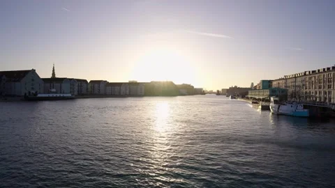 Copenhagen Denmark Sunset Stock Footage 328425415