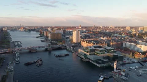 Copenhagen Harbor Video stock 267004733