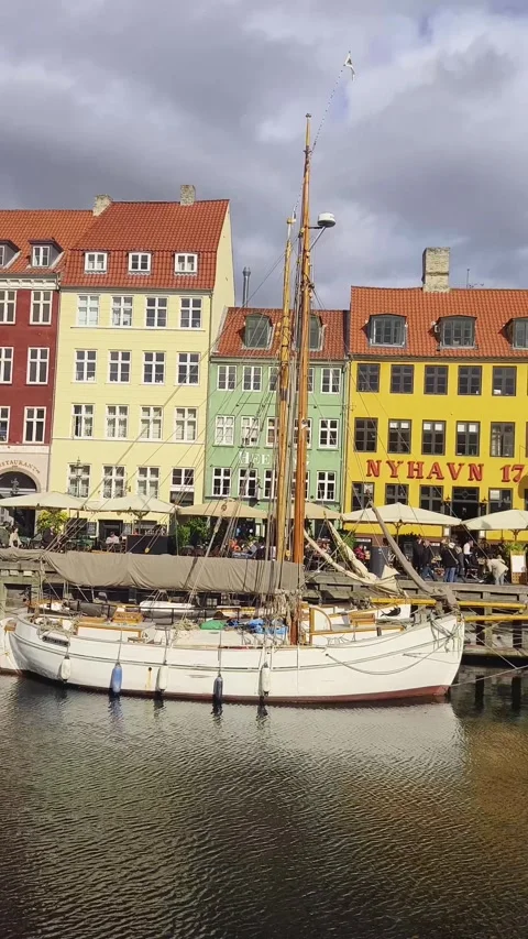 Copenhagen iconic view. Stock Footage 269125718