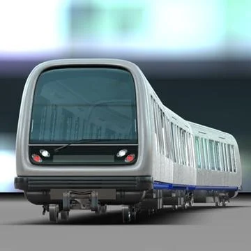 Copenhagen Metro driverless Subway 3D Model