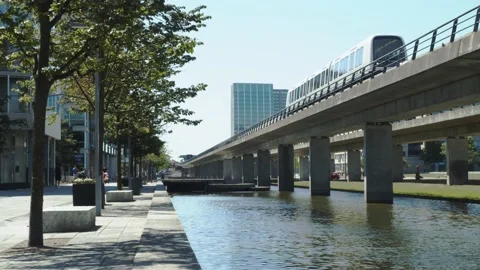 Copenhagen metro Stock Footage 130959242