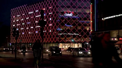 Copenhagen at night Stock Footage 81716206