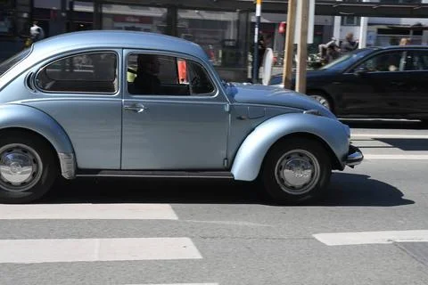 Copenhagen/Denmark. 22 May 2021,German veteranold VW Volks Wagen auto on d... Stock Photos