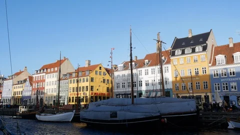 Copenhagen's New Haven Stock Footage 105362849