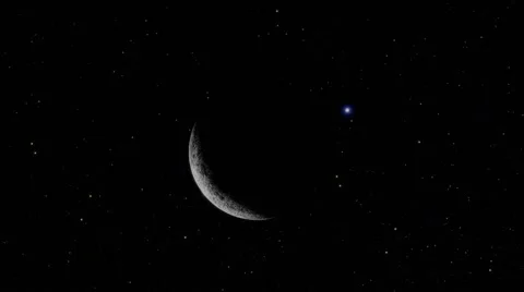 Copernicus proved  wax and wane Video stock 53470525