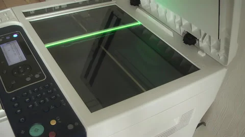 Copier, Fax and Scanner Stock Footage 61099302