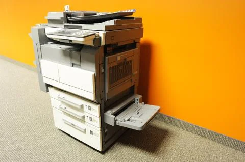 Copier in office Stock Photos