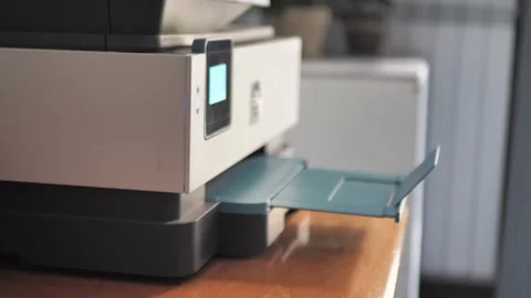 Copier or printer with copy or copier Stock Footage 201407696