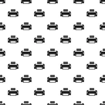 Copier printer pattern seamless vector Stock Illustration