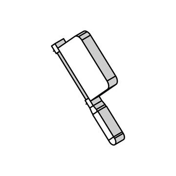 Coping saw carpenter tool isometric icon vector illustration Stock Illustration
