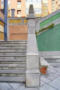 Coposition with strircase Foto stock