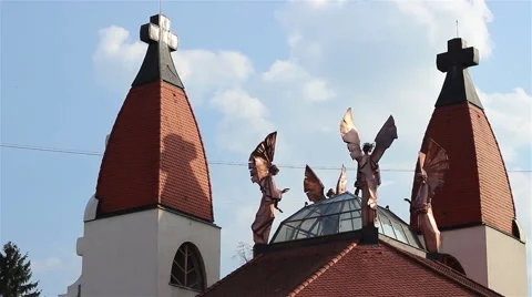 Copper Angels Timelapse Stock Footage 46112871